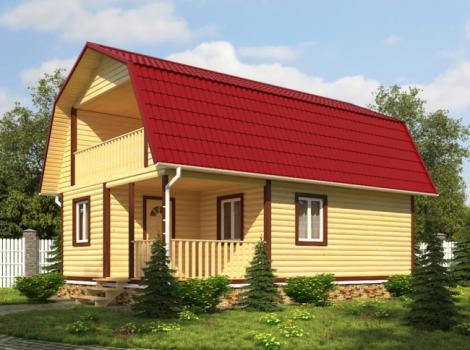 Баня из бруса Б0046